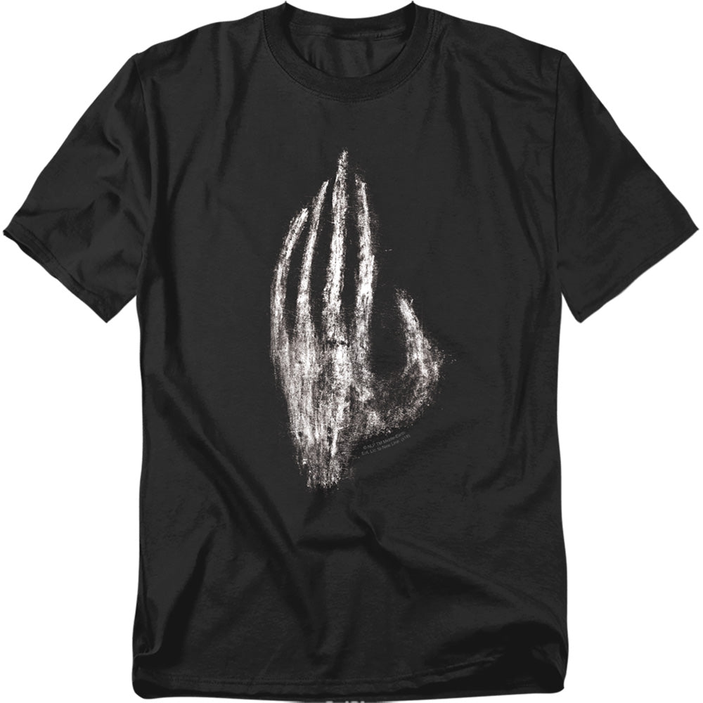 AN OFFCIALLY LICENSED LOR HAND OF SARUMAN MEN'S REGULAR FIT T-SHIRT BLACK