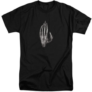 AN OFFCIALLY LICENSED LOR HAND OF SARUMAN MEN'S TALL FIT T-SHIRT BLACK
