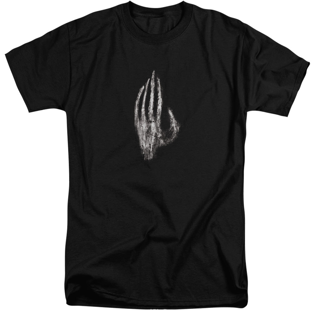 AN OFFCIALLY LICENSED LOR HAND OF SARUMAN MEN'S TALL FIT T-SHIRT BLACK