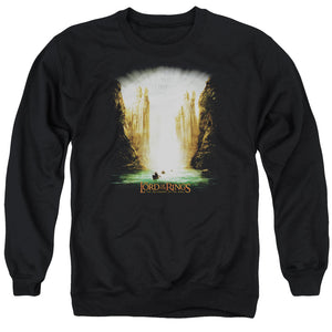 AN OFFCIALLY LICENSED LOR KINGS OF OLD ADULT UNISEX CREWNECK SWEATSHIRT BLACK