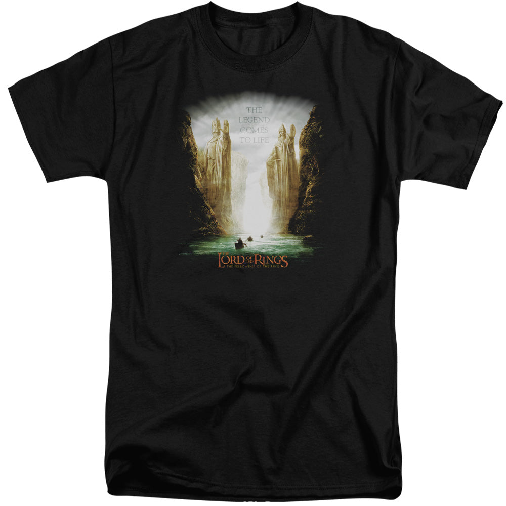 AN OFFCIALLY LICENSED LOR KINGS OF OLD MEN'S TALL FIT T-SHIRT BLACK