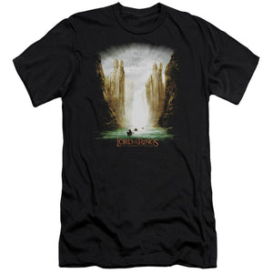 AN OFFCIALLY LICENSED LOR KINGS OF OLD MEN'S PREMIUM SLIM FIT T-SHIRT BLACK