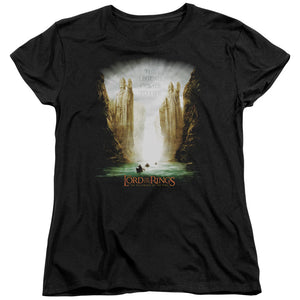 AN OFFCIALLY LICENSED LOR KINGS OF OLD WOMEN'S REGULAR FIT T-SHIRT BLACK