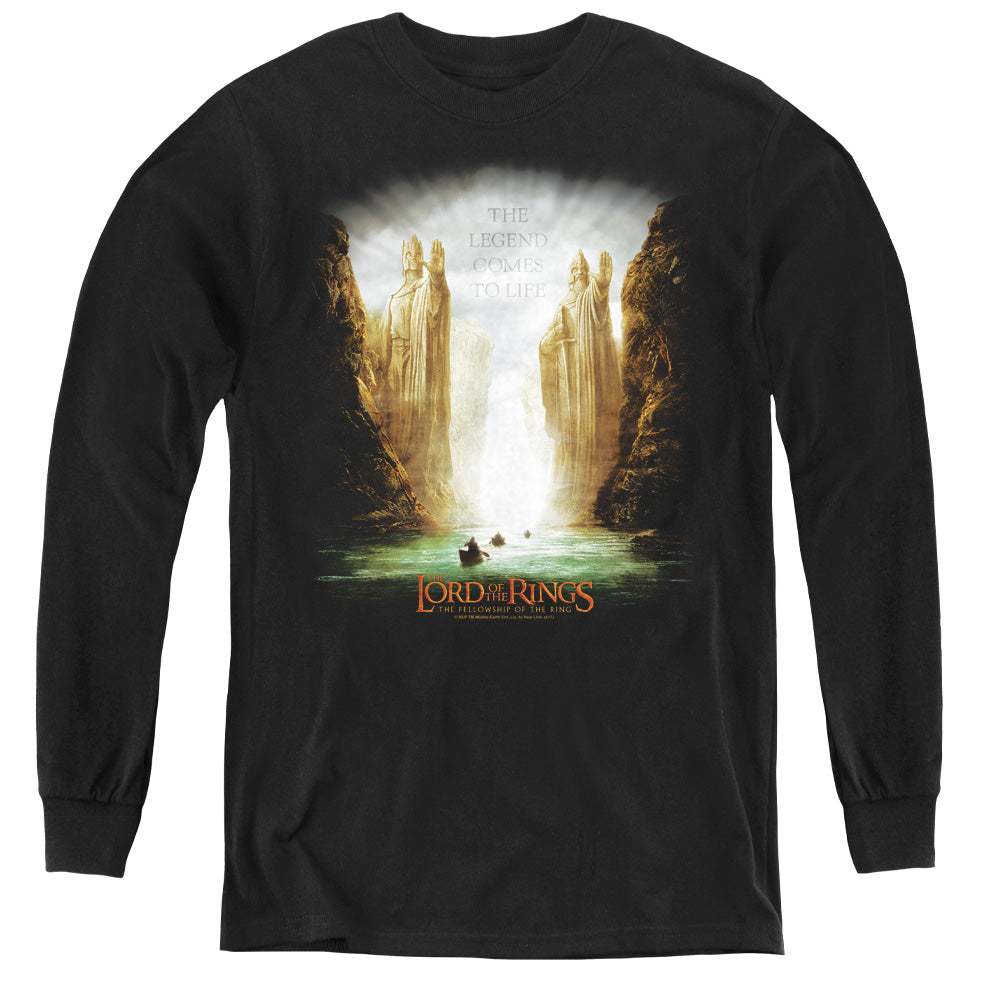 AN OFFCIALLY LICENSED LOR KINGS OF OLD YOUTH LONG SLEEVE T-SHIRT BLACK