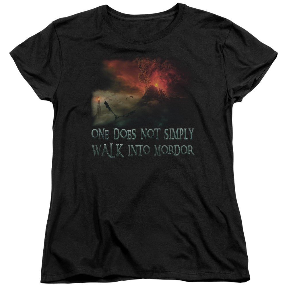 Lor Walk In Mordor Licensed Women's T-Shirt Regular Fit SM-XL
