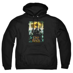AN OFFCIALLY LICENSED LORD OF THE RINGS VILLAIN GROUP ADULT UNISEX PULLOVER HOODIE BLACK