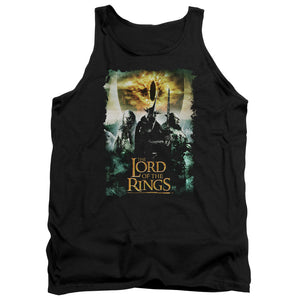 AN OFFCIALLY LICENSED LORD OF THE RINGS VILLAIN GROUP ADULT UNISEX TANK TOP BLACK