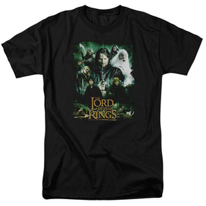 AN OFFCIALLY LICENSED LORD OF THE RINGS HERO GROUP MEN'S REGULAR FIT T-SHIRT BLACK