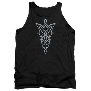 AN OFFCIALLY LICENSED LORD OF THE RINGS ARWEN NECKLACE ADULT UNISEX TANK TOP BLACK