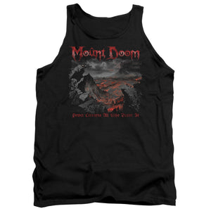 AN OFFCIALLY LICENSED LORD OF THE RINGS POWER CORRUPTS ADULT UNISEX TANK TOP BLACK