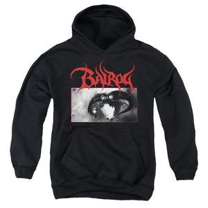 AN OFFCIALLY LICENSED LORD OF THE RINGS BALROG YOUTH HOODIE BLACK