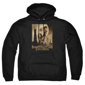 AN OFFCIALLY LICENSED LOR TT POSTER ADULT UNISEX PULLOVER HOODIE BLACK