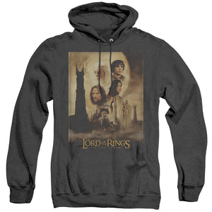 AN OFFCIALLY LICENSED LOR TT POSTER ADULT UNISEX HEATHER PULLOVER HOODIE BLACK