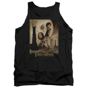 AN OFFCIALLY LICENSED LOR TT POSTER ADULT UNISEX TANK TOP BLACK
