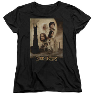 AN OFFCIALLY LICENSED LOR TT POSTER WOMEN'S REGULAR FIT T-SHIRT BLACK