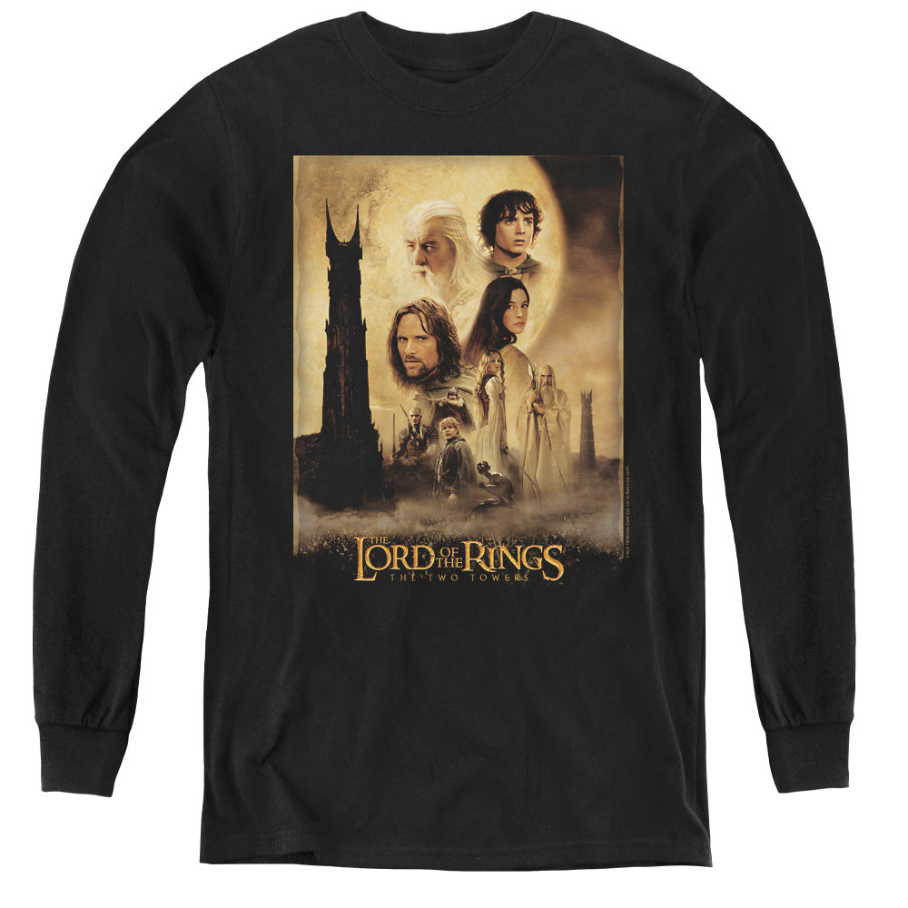 AN OFFCIALLY LICENSED LOR TT POSTER YOUTH LONG SLEEVE T-SHIRT BLACK