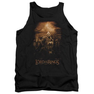 AN OFFCIALLY LICENSED LOR RIDERS OF ROHAN ADULT UNISEX TANK TOP BLACK