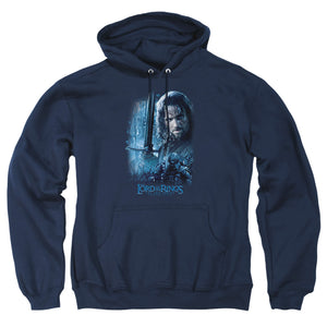 AN OFFCIALLY LICENSED LOR KING IN THE MAKING ADULT UNISEX PULLOVER HOODIE NAVY