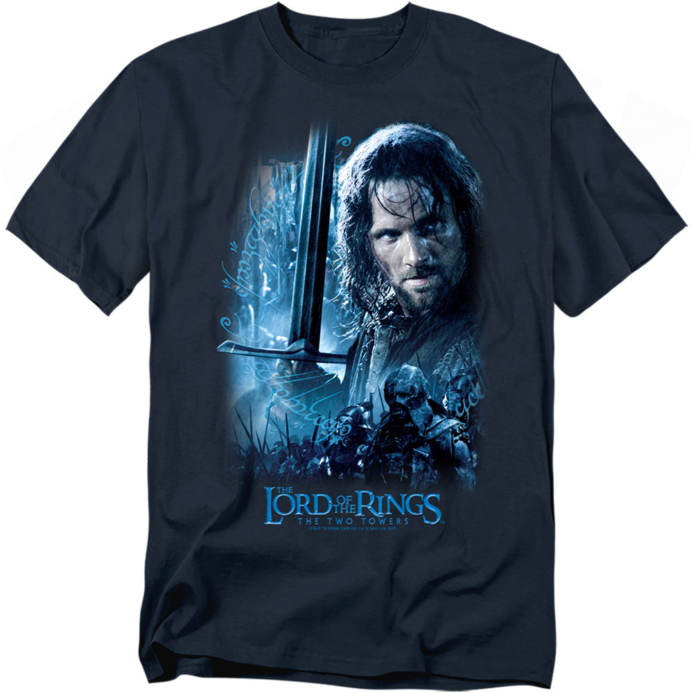 AN OFFCIALLY LICENSED LOR KING IN THE MAKING MEN'S REGULAR FIT T-SHIRT NAVY