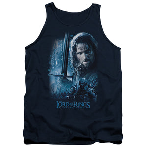 AN OFFCIALLY LICENSED LOR KING IN THE MAKING ADULT UNISEX TANK TOP NAVY