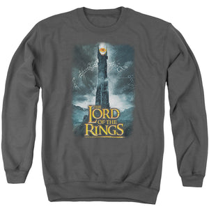 AN OFFCIALLY LICENSED LOR ALWAYS WATCHING ADULT UNISEX CREWNECK SWEATSHIRT CHARCOAL