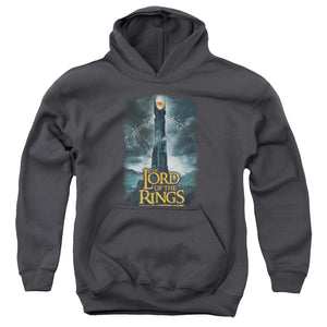 AN OFFCIALLY LICENSED LOR ALWAYS WATCHING YOUTH HOODIE CHARCOAL