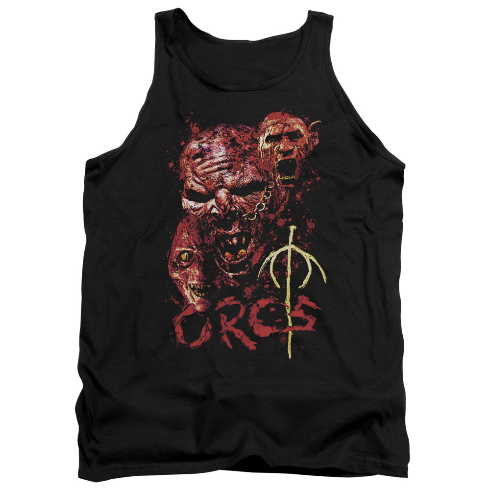 AN OFFCIALLY LICENSED LOR ORCS ADULT UNISEX TANK TOP BLACK