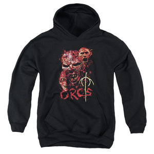 AN OFFCIALLY LICENSED LOR ORCS YOUTH HOODIE BLACK