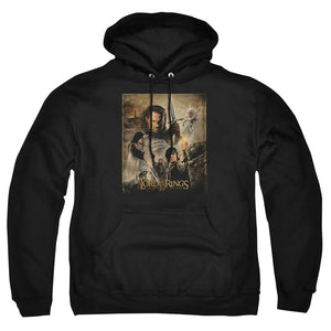 AN OFFCIALLY LICENSED LOR ROTK POSTER ADULT UNISEX PULLOVER HOODIE BLACK
