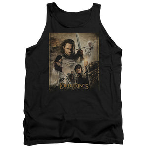 AN OFFCIALLY LICENSED LOR ROTK POSTER ADULT UNISEX TANK TOP BLACK