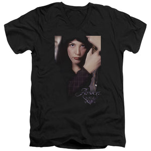 AN OFFCIALLY LICENSED LOR ARWEN MEN'S V-NECK T-SHIRT BLACK