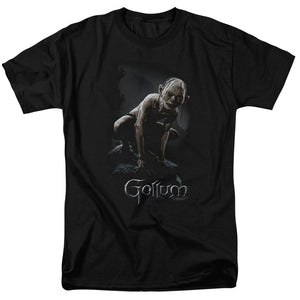 AN OFFCIALLY LICENSED LOR GOLLUM MEN'S REGULAR FIT T-SHIRT BLACK