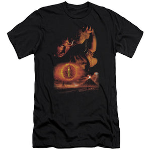 AN OFFCIALLY LICENSED LOR DESTROY THE RING MEN'S PREMIUM SLIM FIT T-SHIRT BLACK