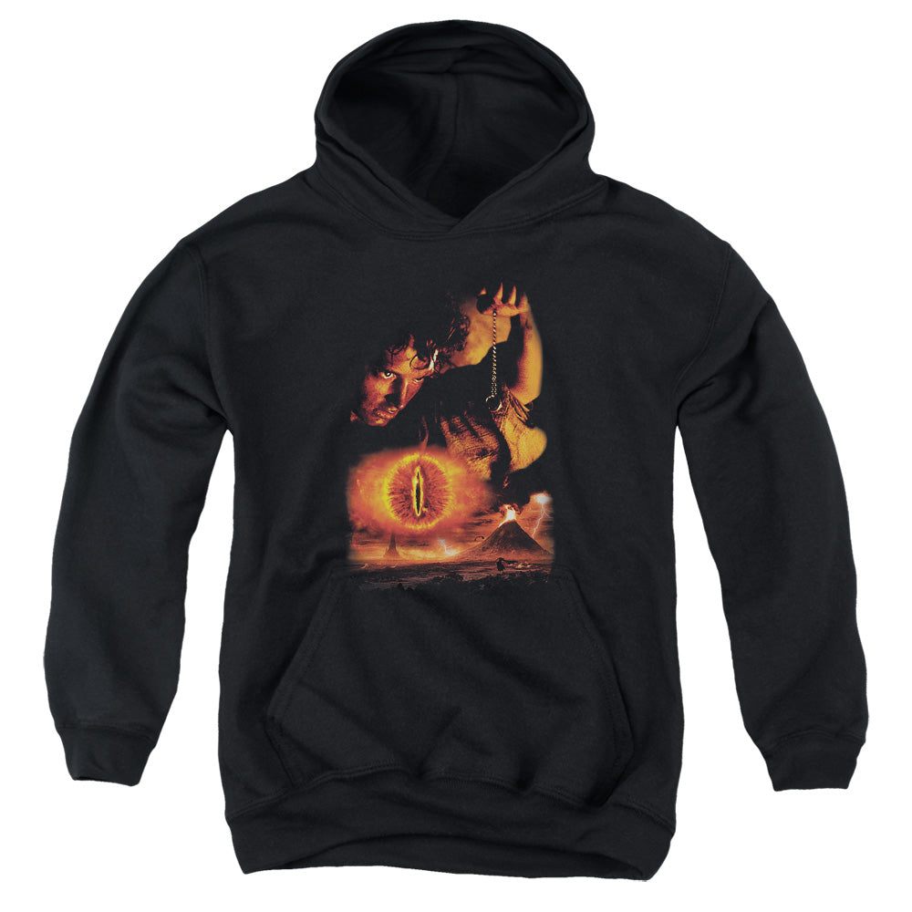 AN OFFCIALLY LICENSED LOR DESTROY THE RING YOUTH HOODIE BLACK