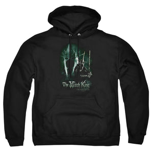 AN OFFCIALLY LICENSED LOR WITCH KING ADULT UNISEX PULLOVER HOODIE BLACK