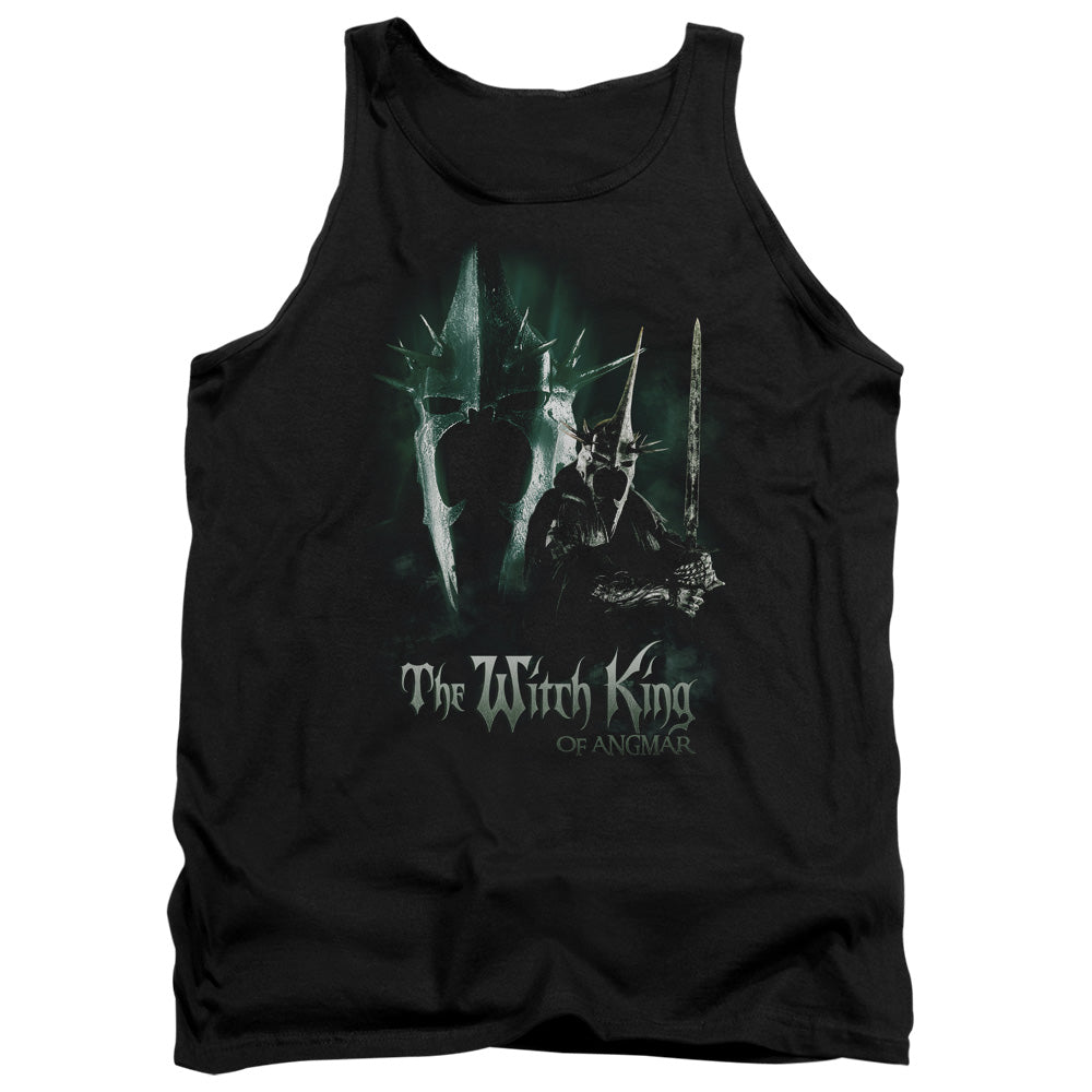 AN OFFCIALLY LICENSED LOR WITCH KING ADULT UNISEX TANK TOP BLACK