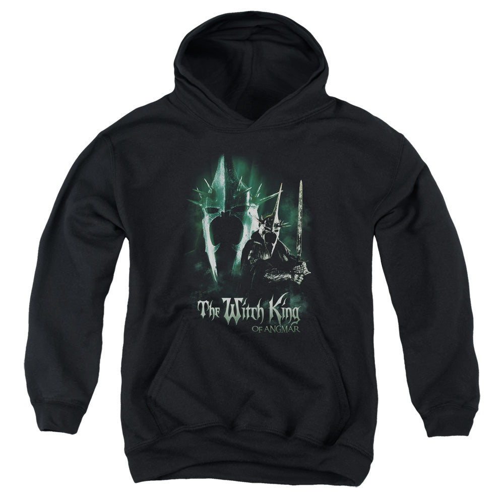 AN OFFCIALLY LICENSED LOR WITCH KING YOUTH HOODIE BLACK