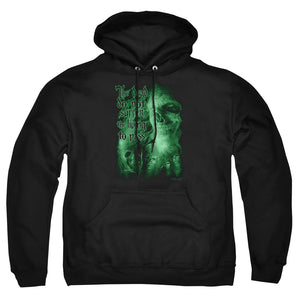 AN OFFCIALLY LICENSED LOR KING OF THE DEAD ADULT UNISEX PULLOVER HOODIE BLACK
