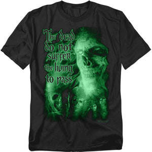 AN OFFCIALLY LICENSED LOR KING OF THE DEAD MEN'S REGULAR FIT T-SHIRT BLACK