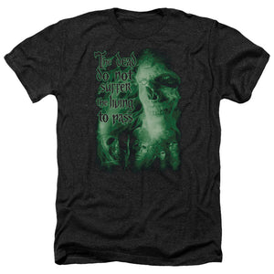 AN OFFCIALLY LICENSED LOR KING OF THE DEAD MEN'S HEATHER T-SHIRT CHARCOAL