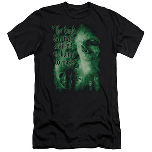 AN OFFCIALLY LICENSED LOR KING OF THE DEAD MEN'S PREMIUM SLIM FIT T-SHIRT BLACK