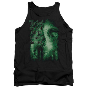 AN OFFCIALLY LICENSED LOR KING OF THE DEAD ADULT UNISEX TANK TOP BLACK
