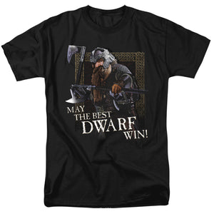 AN OFFCIALLY LICENSED LOR THE BEST DWARF MEN'S REGULAR FIT T-SHIRT BLACK