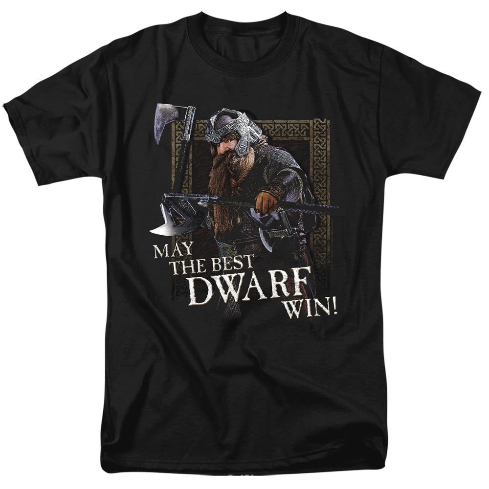 AN OFFCIALLY LICENSED LOR THE BEST DWARF MEN'S REGULAR FIT T-SHIRT BLACK