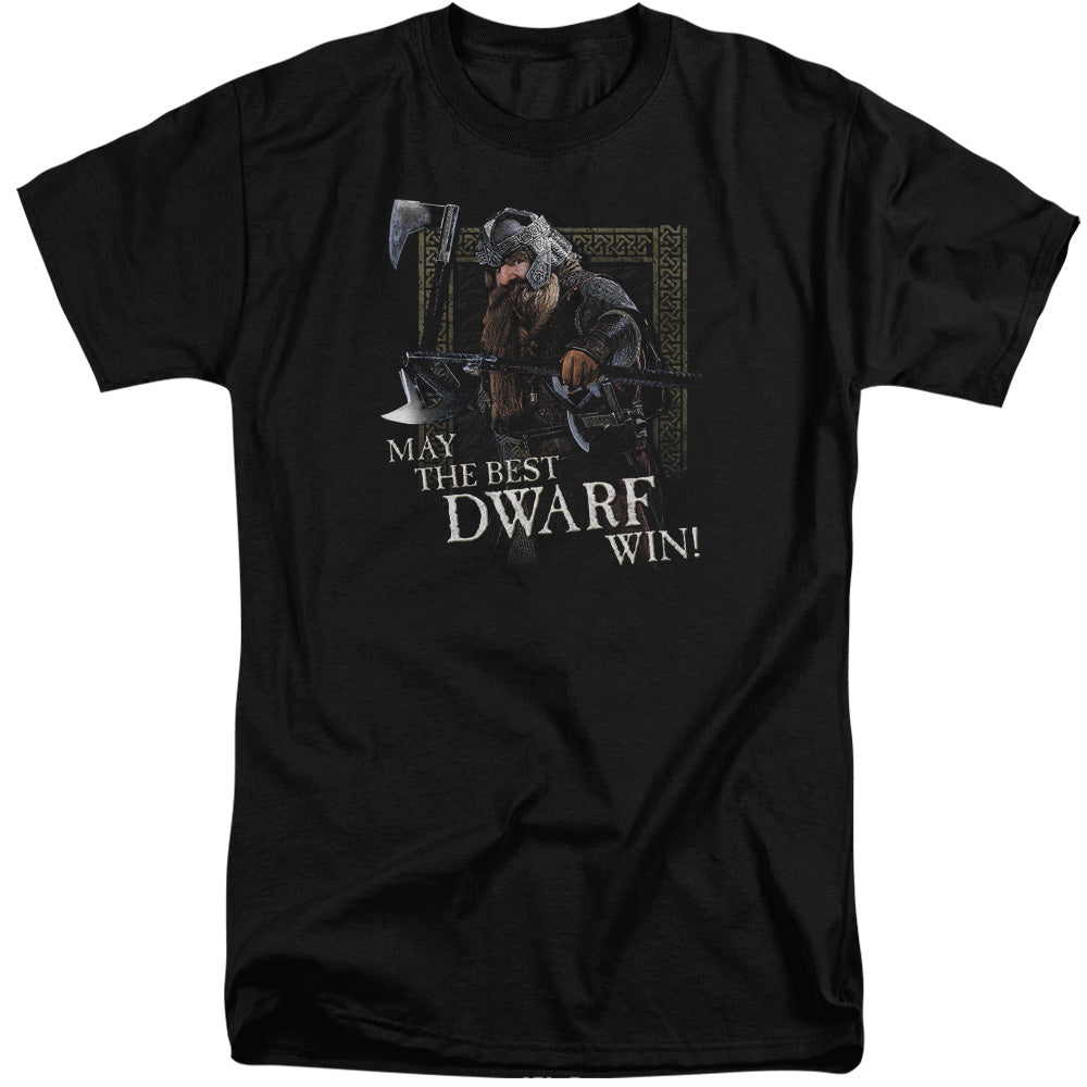 AN OFFCIALLY LICENSED LOR THE BEST DWARF MEN'S TALL FIT T-SHIRT BLACK