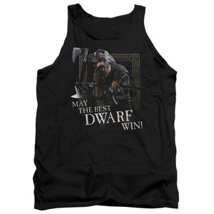 AN OFFCIALLY LICENSED LOR THE BEST DWARF ADULT UNISEX TANK TOP BLACK