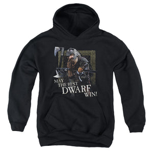 AN OFFCIALLY LICENSED LOR THE BEST DWARF YOUTH HOODIE BLACK