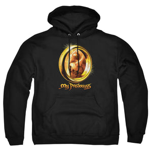 AN OFFCIALLY LICENSED LOR MY PRECIOUS ADULT UNISEX PULLOVER HOODIE BLACK