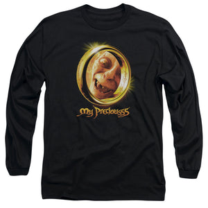 AN OFFCIALLY LICENSED LOR MY PRECIOUS MEN'S LONG SLEEVE T-SHIRT BLACK