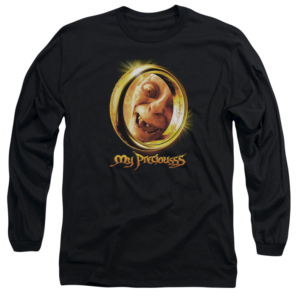 AN OFFCIALLY LICENSED LOR MY PRECIOUS MEN'S LONG SLEEVE T-SHIRT BLACK